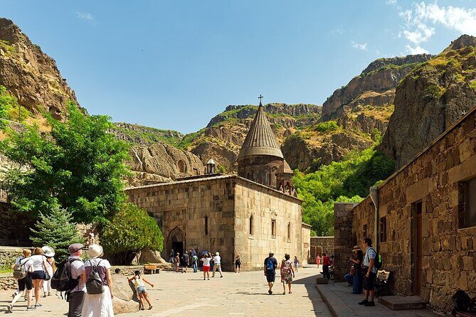 Charents Arch, Garni, Symphony of Stones , Geghard, Lake Sevan - Stop 2: Garni Temple, pagan Armenia you can still see