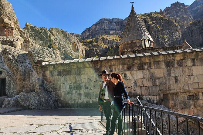 Garni,Geghard, Khor Virap Private Tour with Mt. Ararat Views - Geghard Monastery: the Holy Lance story and the church carved from rock