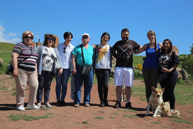 Group Tour: Amberd, Aragats, Lake Kari, Saghmosavank, Alphabet - Armenian Alphabet Monument: stone letters, 1600 years later
