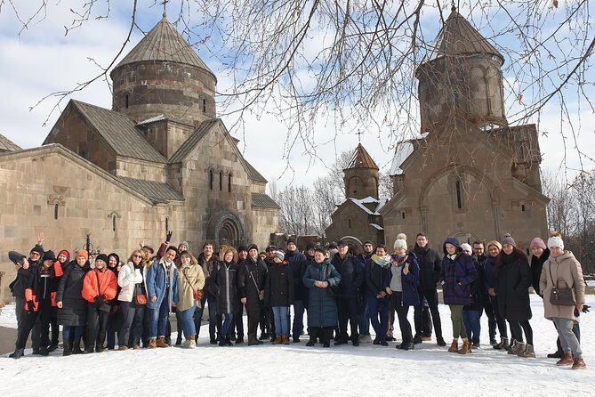 Group Tour: Tsaghkadzor (Kecharis, Ropeway), Lake Sevan, Trout barbecue treat - Kecharis Monastery: medieval stonework in a calm corner of Tsaghkadzor