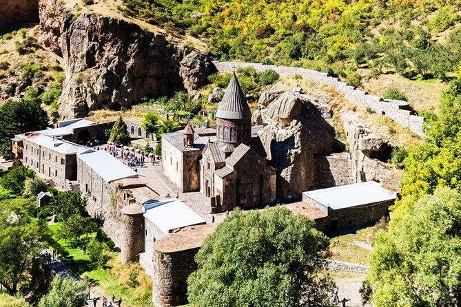 Private Tour to Garni Temple, Geghard & Khor Virap Monasteries, Azat Reservoir - Charents Arch: short stop, serious Ararat panorama