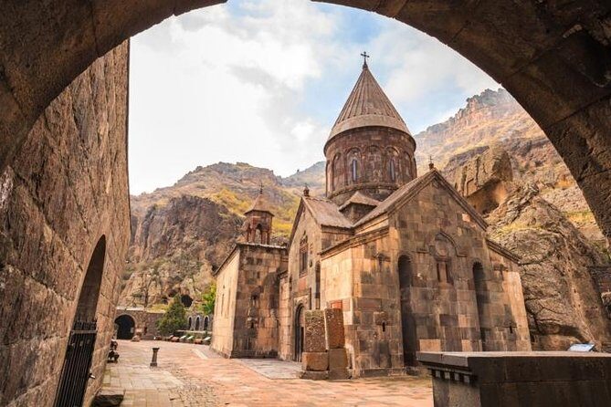 Symphony of Stones, Garni, Geghard, photo stop at Charents arch - Garni Temple: Mithra, Trdat, and the Only Pagan-Hellenism Link