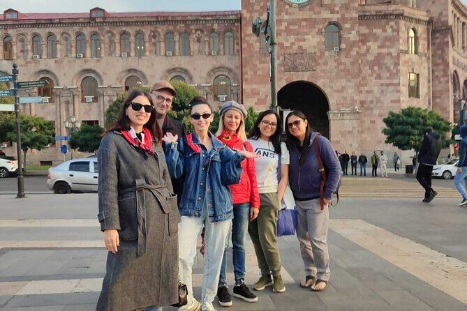 Walking Yerevan City Tour with 5 Wine & 10 years-old brandy - Moscow Cinema: an easy photo stop with context