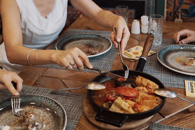 Yerevan Private Walking Food Tour - Stop 5 on Isahakyan Street: dumplings from the Old Silk Road, finished with yogurt